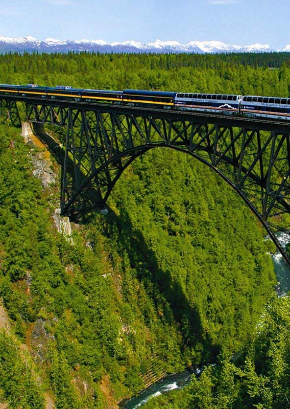 Discover Alaska by Alaska Railroad Routes from Denali to Seward